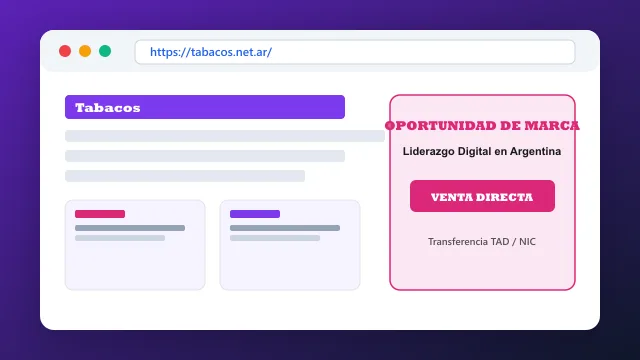 Modelo de aplicación comercial y proyectos digitales para tabacos.net.ar